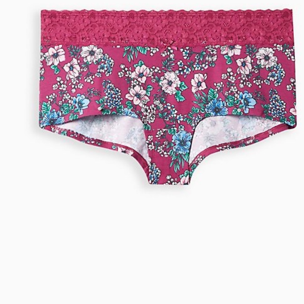 COPY - Torrid cotton mid rise booty shorts panty